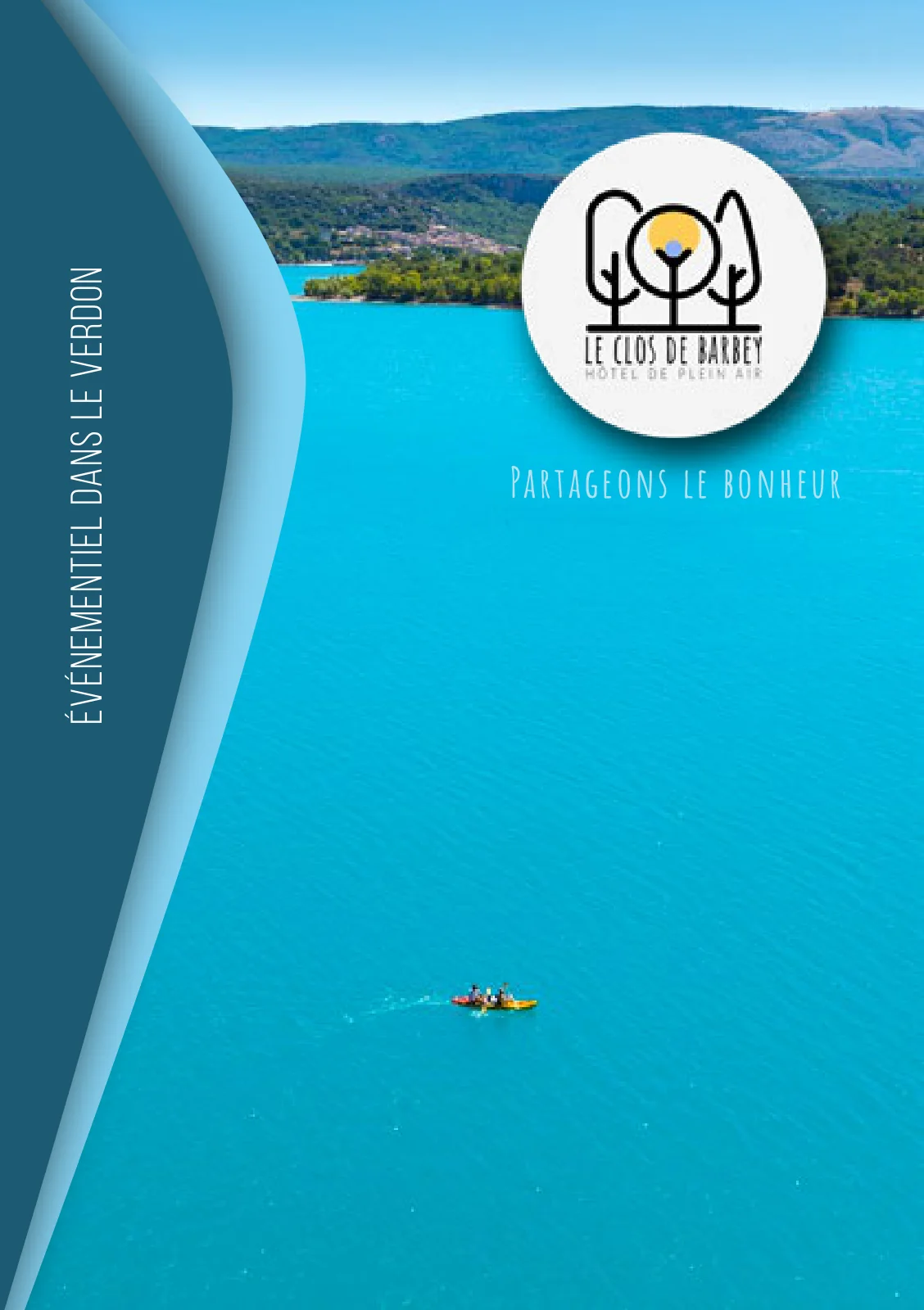 Couverture de la brochure événementielle