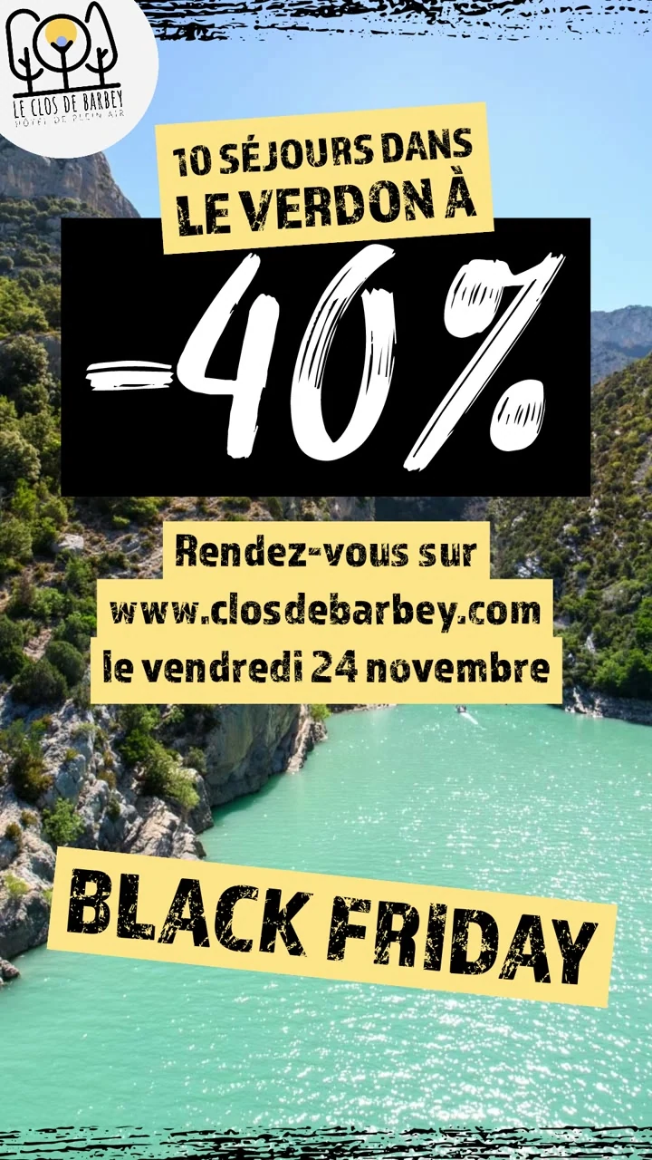 Black Friday, campagne verticale
